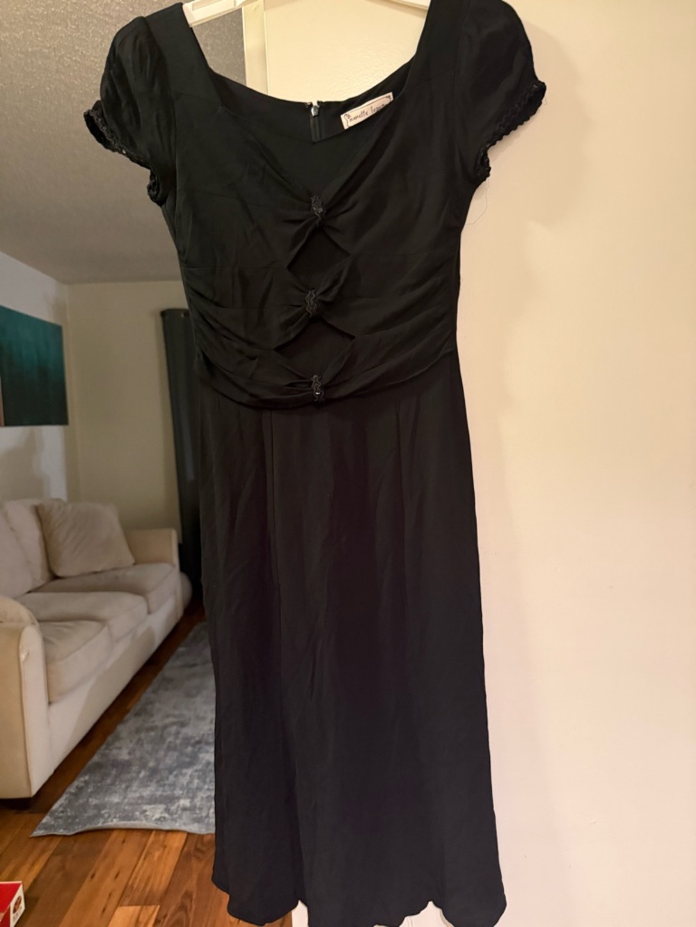 Vintage Nanette lapore cocktail feminine dress old money quiet luxury